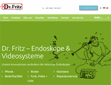Tablet Screenshot of dr-fritz.com